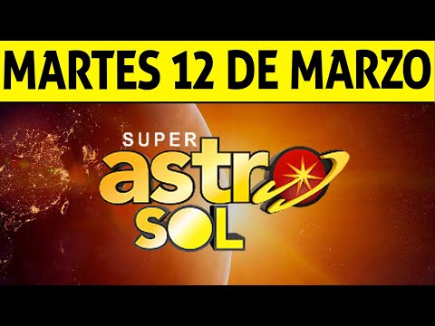 Resultado de ASTRO SOL del Martes 12 de Marzo de 2024  SUPER ASTRO
