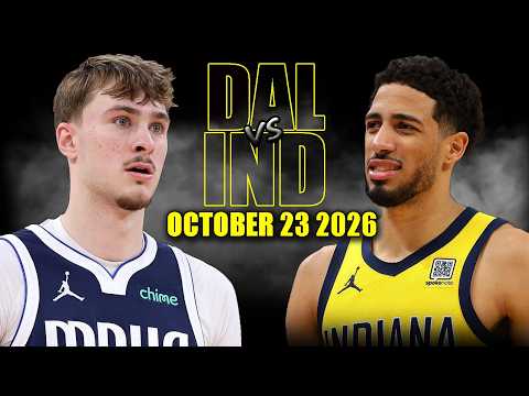 댈러스 매버릭스 대 인디애나 페이서스 풀게임 하이라이트 - 2026년 10월 23일 | NBA Season