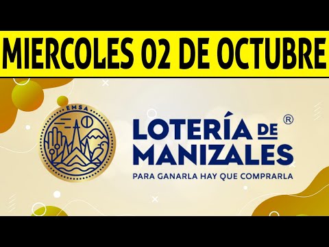 Resultados Lotería de MANIZALES del Miércoles 2 de Octubre de 2024  PREMIO MAYOR