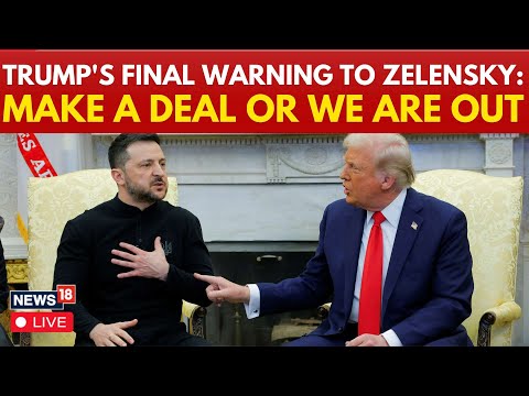 LIVE | Russia Ukraine War | Trump Gives Ultimatum To Zelensky | Trump Zelensky Meet | JD Vance |N18G