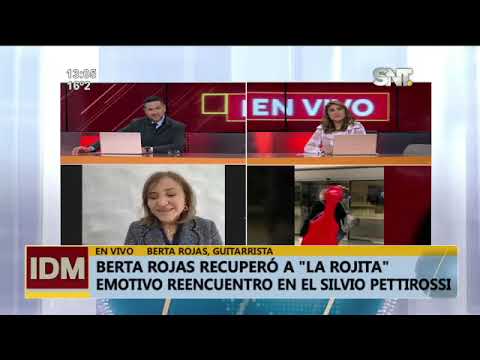 Berta Rojas se reencontró con La Rojita