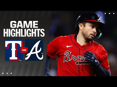 Rangers vs. Braves Game Highlights (4/19/24) | MLB Highlights