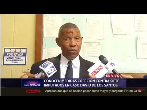 Fiscalía de Ciudad Nueva conoce medidas coerción contra siete imputados en caso David de los Santos