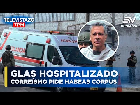 Jorge Glas fue hospitalizado esta tarde según reporte del SNAI | Televistazo | Ecuavisa