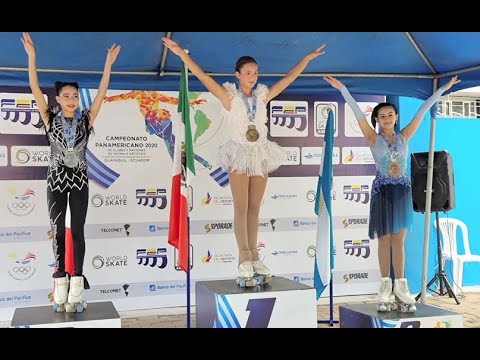 María Foyo Navarro obtiene oro en el Panamericano de Patinaje.