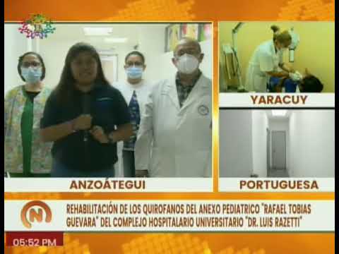 Anzoátegui | Rehabilitan anexo pediátrico Rafael Tobias Guevara del hospital Luis Razetti