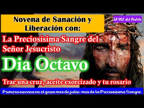 ?DIA OCTAVO NOVENA DE SANACION CON LA SANGRE DE CRISTO Sanación y Liberacion con Sangre del Señor