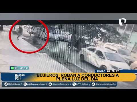 Banda de “Bujieros” siembran el terror en taxistas en el Rímac