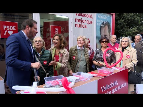 María Jesús Montero se reúne con decenas de militantes en Valladolid