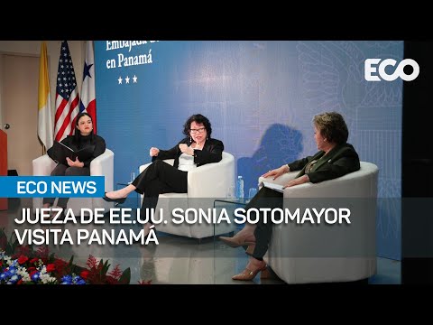 Jueza de la Corte Suprema de Justicia de Estados Unidos, Sonia Sotomayor, visita Panamá | #EcoNews
