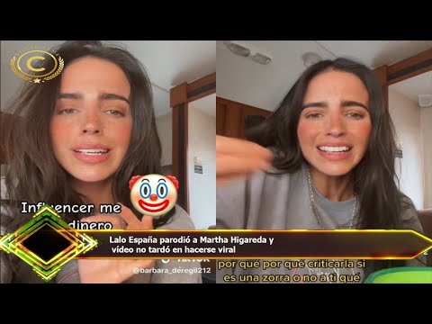 Lalo España parodió a Martha Higareda y  vídeo no tardó en hacerse viral