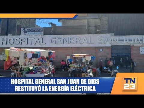 Hospital General San Juan de Dios restituyó la energía eléctrica