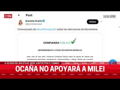 Graciela Ocaña se distancia del PRO y no apoyará a ningún candidato
