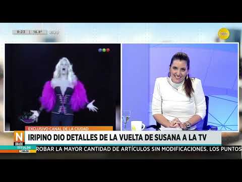 Marcelo Iripino dio detalles de la vuelta de Susana Giménez a la televisión ?N8:00? 07-06-24