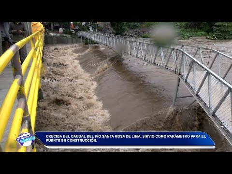 El puente de Pasaquinita de Santa Rosa de Lima no sufrio daños por la tormenta tropical Alberto