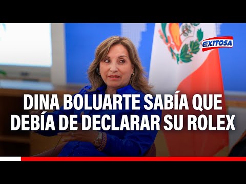 Exasesor de la presidenta: Dina Boluarte sabía que debía declarar su Rolex en Declaración Jurada