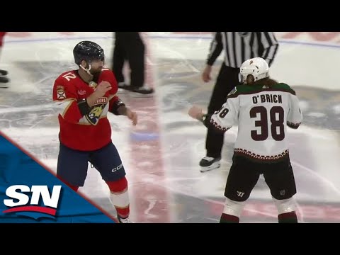 Panthers, Coyotes Engage In Back-To-Back Fights Right After Opening Faceoff