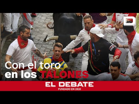 Así ha sido el cuarto encierro de San Fermín 2024 con toros de Fuente Ymbro que deja cinco heridos