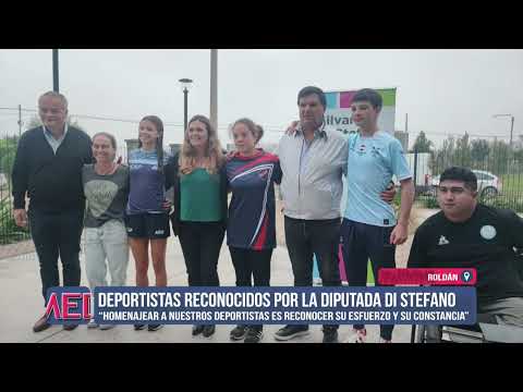 Deportistas roldanenses recibieron reconocimiento legislativo
