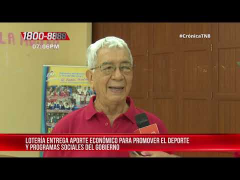 Lotería Nacional entrega utilidades para el deporte y la familia - Nicaragua