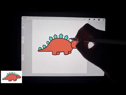 How-to-draw-Dinosaur-วิธีวาดได