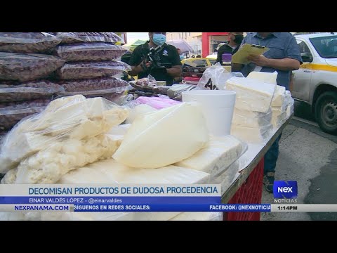 Decomisan productos de dudosa procedencia en San Miguelito
