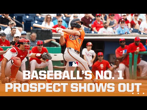 Jackson Holliday SHOWS OUT! No. 1 Prospect collects 3 hits in Spring Training