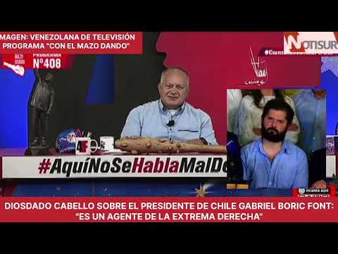 Diosdado Cabello: El imperialismo le sabe secretos a Gabriel Boric