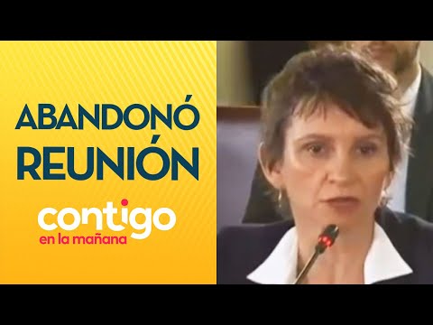 ¿SE INDIGNÓ? Ministra Tohá abandonó comisión del Senado - Contigo en La Mañana