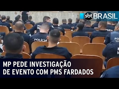 MP pede investigação da obrigatoriedade de PMs em evento religioso | SBT Brasil (01/03/24)