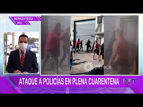Insólito: vecinos de Berazategui atacaron a policías que pedían que cumplan la  #Cuarentena
