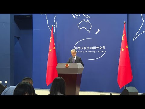 Daily briefing by spokesperson for Chinese Foreign Ministry in Beijing