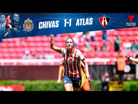 Chivas Femenil vs Atlas Femenil 1-1 - Highlights & Goles | Telemundo Deportes