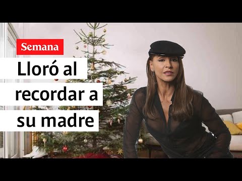 Amparo Grisales llora al recordar la Navidad con su madre | Semana Noticias
