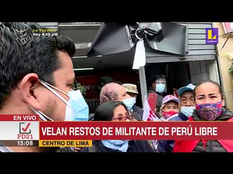 ? Pedro Castillo acudió a velorio de simpatizante fallecido de Perú libre