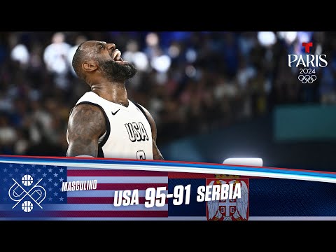 Highlights Basketball: USA vs Serbia 95-91 | Semifinal | Juegos Olímpicos París 2024