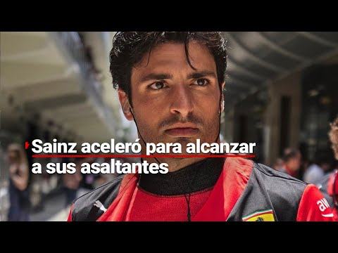 ¡SE LA RIFÓ!  | El piloto Carlos Sainz fue asaltado y persiguió a los delincuentes; fueron detenidos