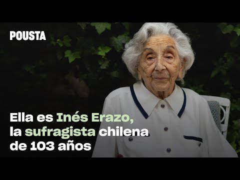 Ella es Inés Erazo, la sufragista chilena de 103 años