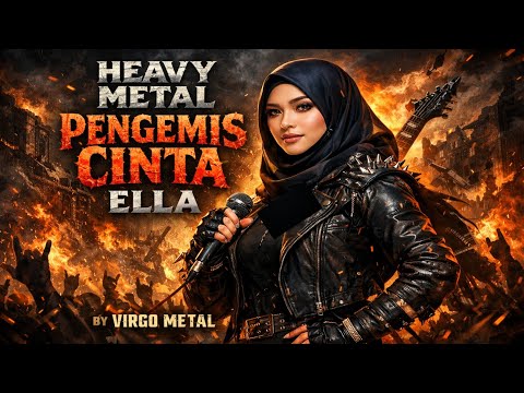 🔥 PENGEMIS CINTA – ELLA | COVER HEAVY METAL 🔥Music AI by VIRGO METAL