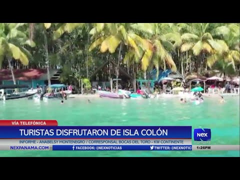 Turistas disfrutaron de Isla Colo?n, Bocas del Toro