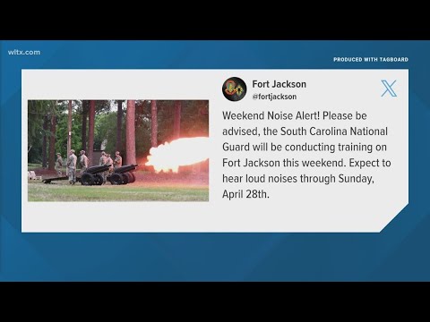 Fort Jackson might be a bit noisy this weekend