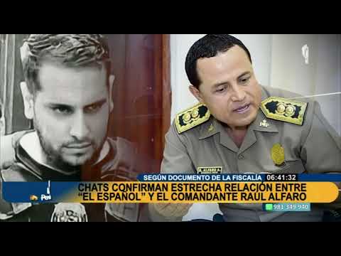 Estos son los chats que confirmarían la estrecha relación ente El Español y el comandante Alfaro