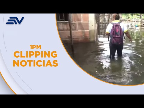 Lluvias torrenciales causaron estragos en el cantón Baba | Televistazo | Ecuavisa