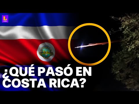 LUCES EXTRAÑAS en el cielo de COSTA RICA: ¿De qué se trata?