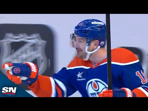 Oilers Jake Walman Springs Zach Hyman Free For Breakaway Goal