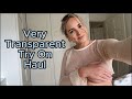 SUPER TRANSPARENT White Top Try On Haul With Jade