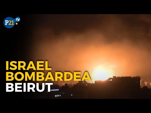 ISRAEL BOMBARDEA BEIRUT en represalia por ataques