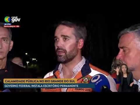 Ministros Paulo Pimenta e Waldez Góes falam sobre a situação do Rio Grande do Sul
