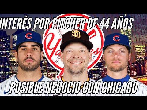 YANKEES PODRÍAN HACER NEGOCIO CON CUBS/ INTERÉS EN PITCHER DE 44 AÑOS DE EDAD