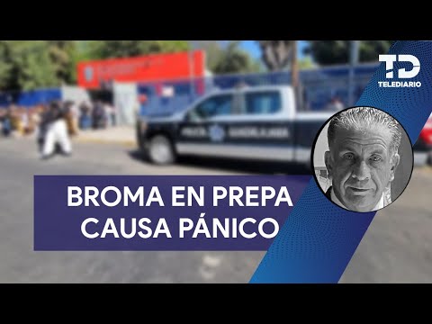 Estudiante causa pánico con broma de tiroteo en Prepa 12 de la UDG